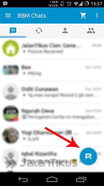 Chat BBM Tanpa Invite 1