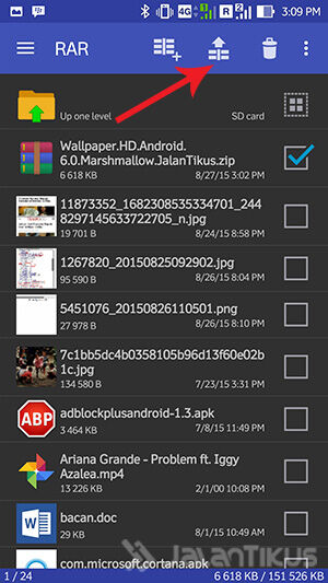 How to Extract Zip Files Using RAR for Android