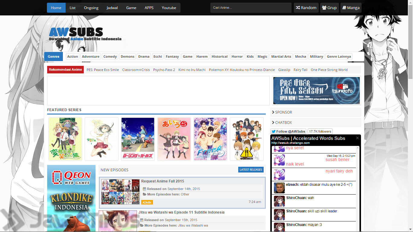 Situs Download Anime Bahasa Indonesia 8
