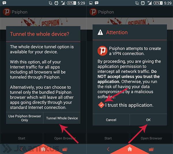 Trik Cara Internet Gratis di Android Dengan Psiphon