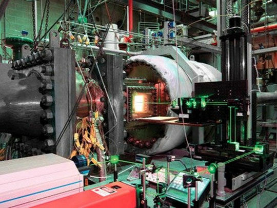 A turbine engine test at the AFRL