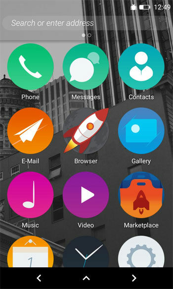 Homescreen