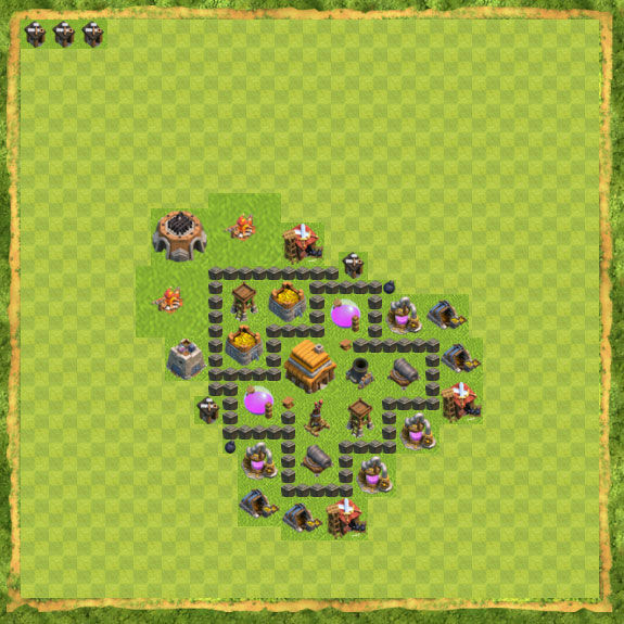 Base Hybrid Coc Th 4 11
