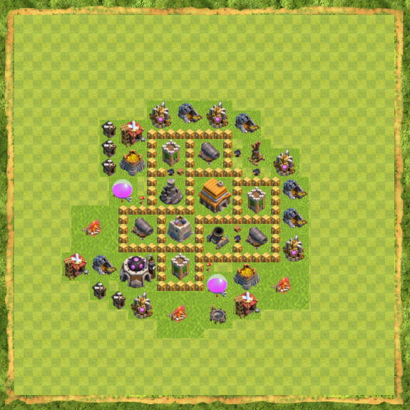 Base War Coc Th 5 11