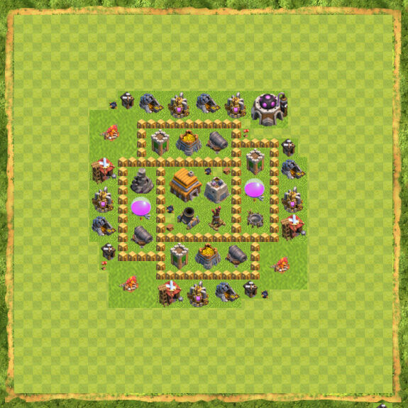 Base War Coc Th 5 12