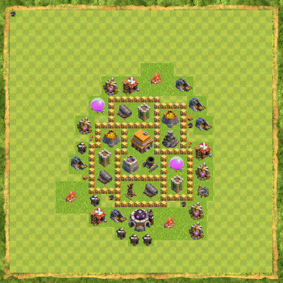 Base War Coc Th 5 19