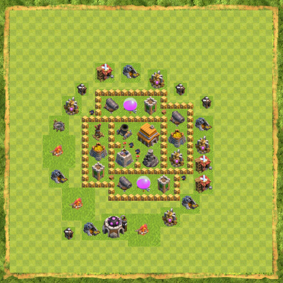 Base War Coc Th 5 2