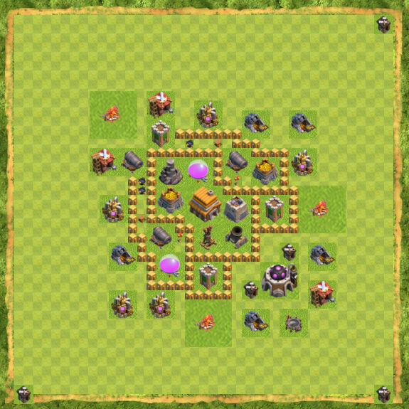 Base War Coc Th 5 23