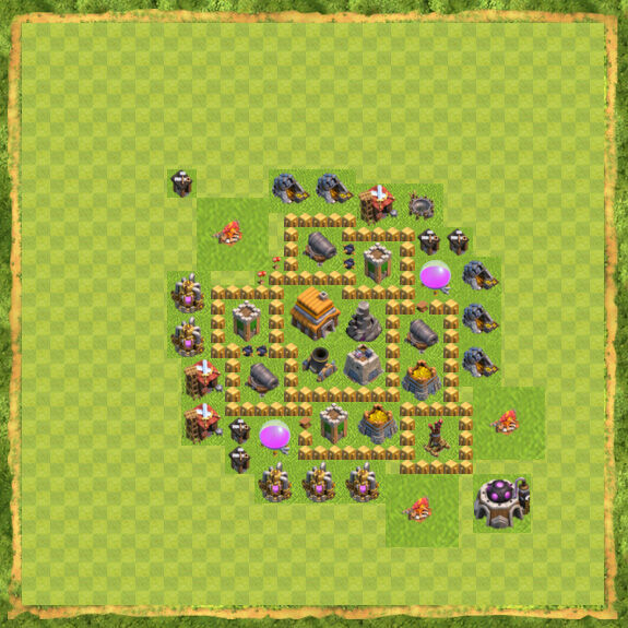 Base War Coc Th 5 27
