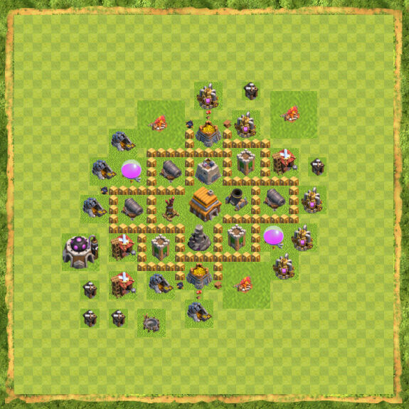 Base War Coc Th 5 28