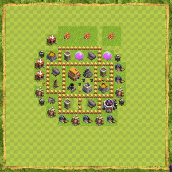 Base War Coc Th 5 39