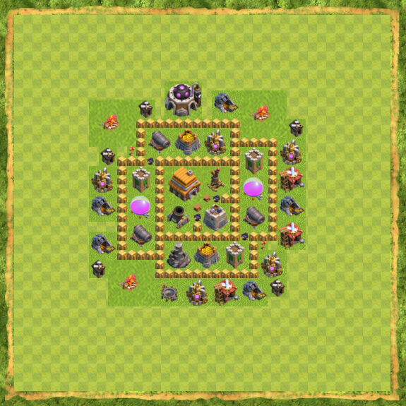 Base War Coc Th 5 6