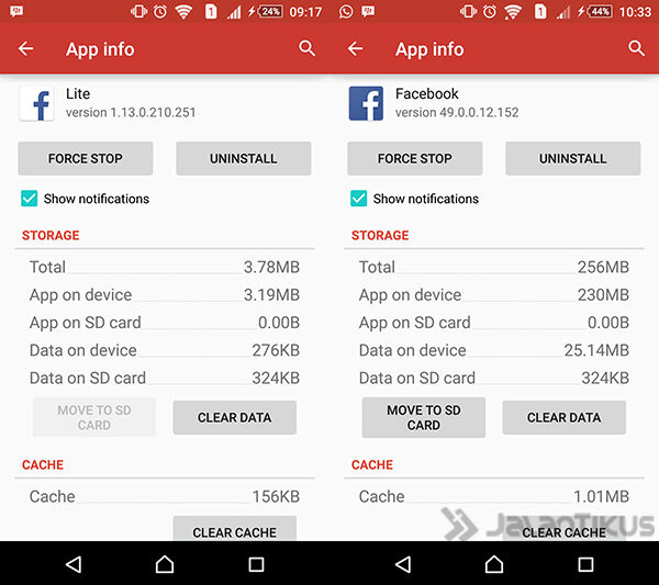 Hemat Kuota Ram Dan Storage Facebook 4