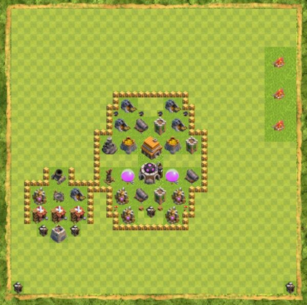 Base Defense Coc Th 5 Terbaru 5