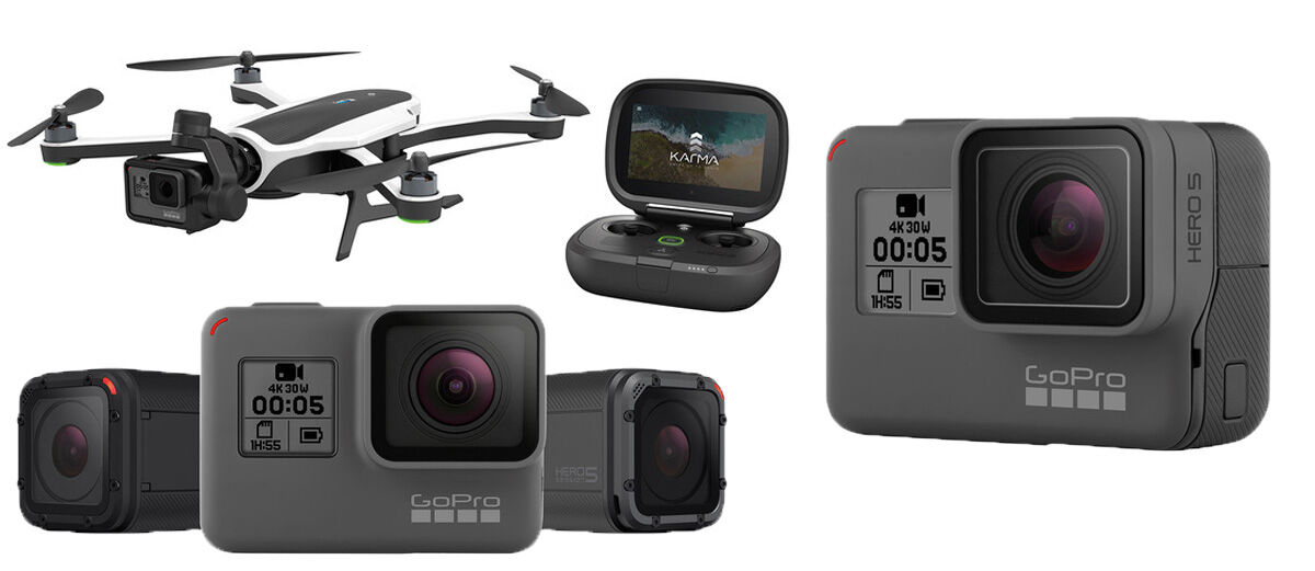 GoPro Luncurkan Action Cam Hero5 dan Drone Karma Harga 