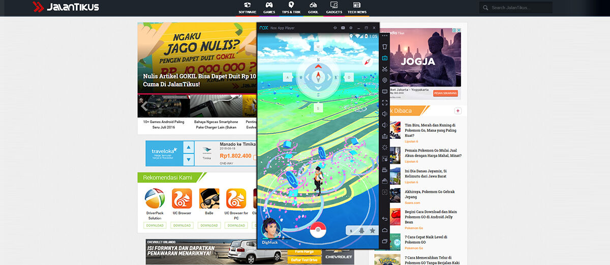 Cara Main Pokemon Go Di Pc Atau Laptop Jalantikus Com