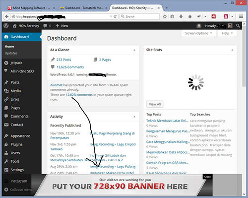 Intrusive Ads Telkom Speedy 1