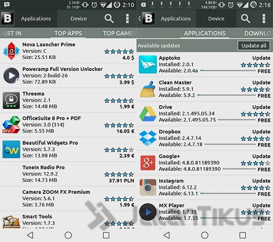 5 Toko Aplikasi Terbaik Selain Google Play Store 