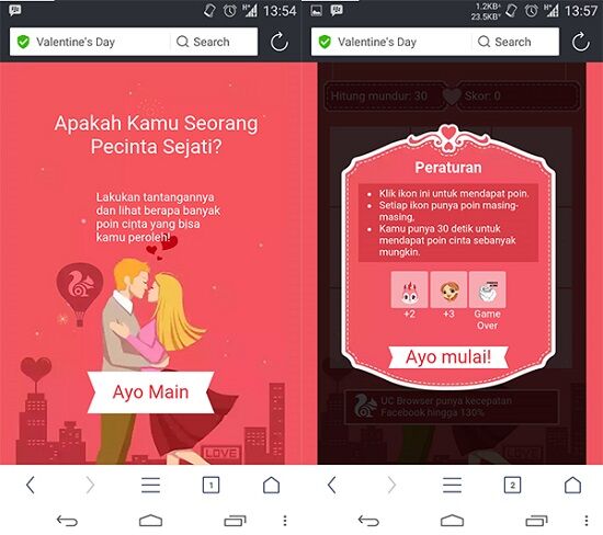 Uc Browser Valentines Day Game 2
