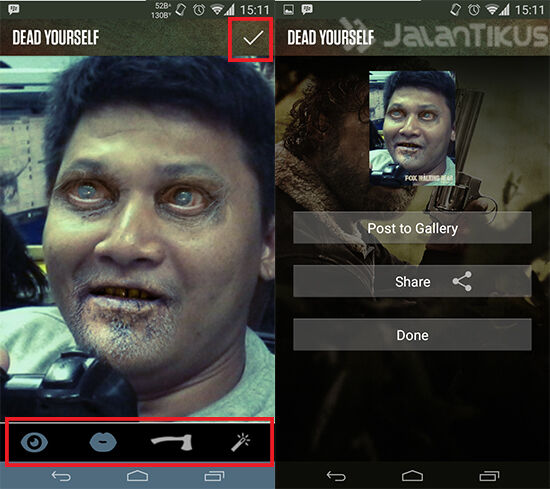 Cara Ubah Wajah Kamu Jadi Mirip Zombie Dengan Aplikasi The Walking Dead 2