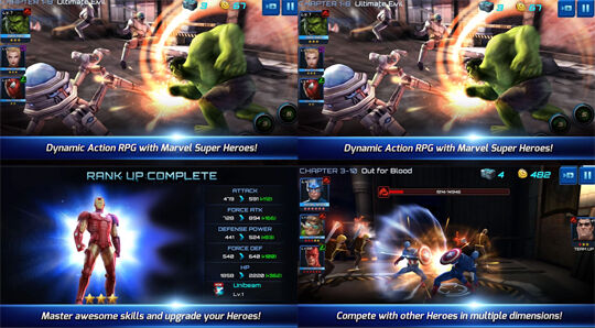 Gameplay Marvel Future Fight