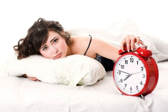 woman wake up