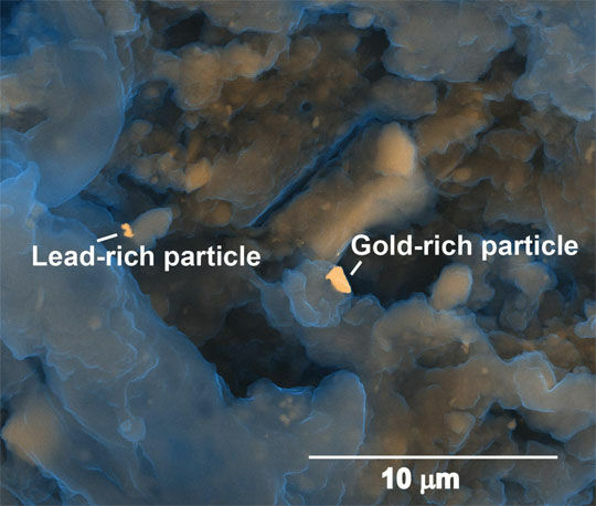 Gold Partikel