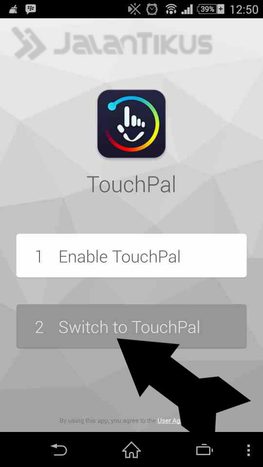 switch to touchpal