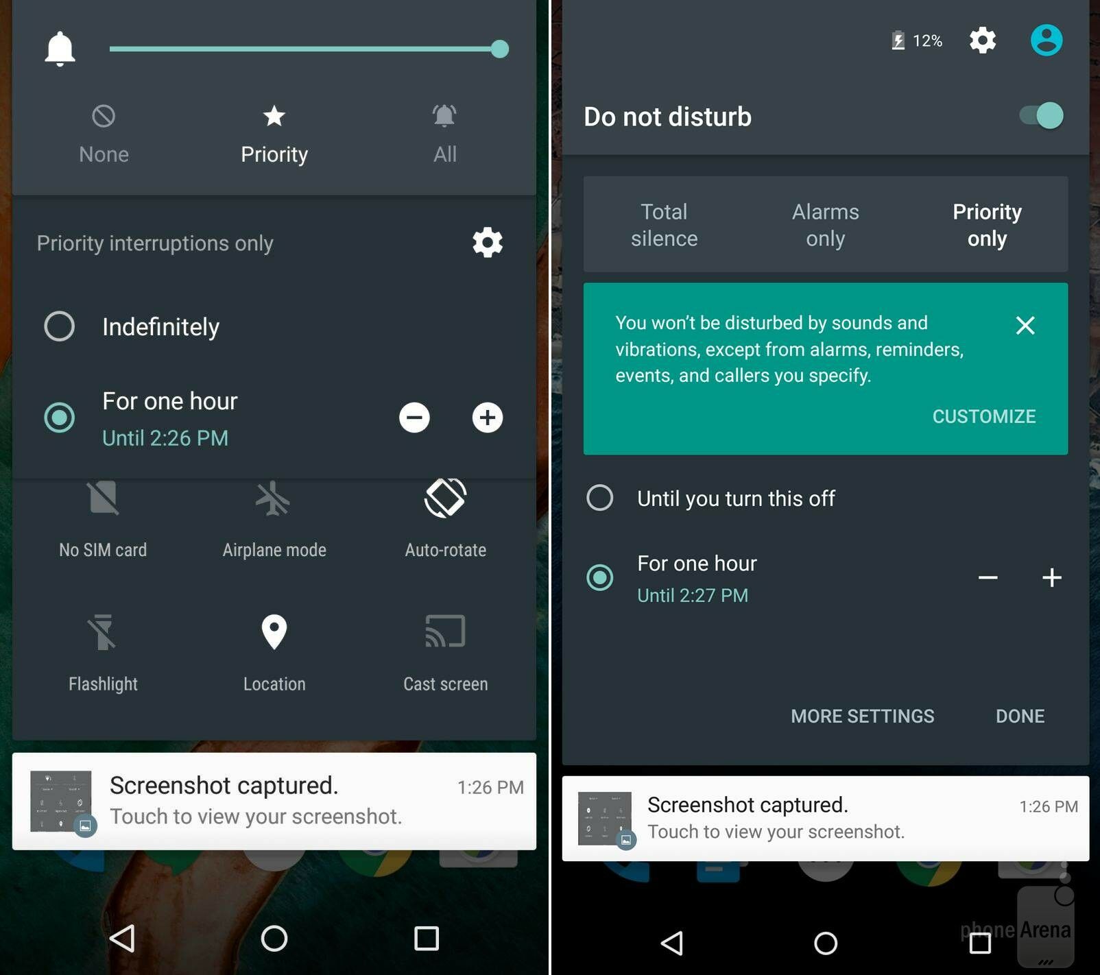 DND Mode Android Lollipop vs Android M