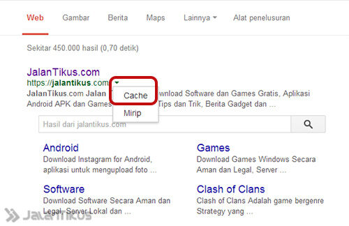 Menemukan Website Yang Terhapus 1
