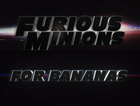 Furious Minion For Banana