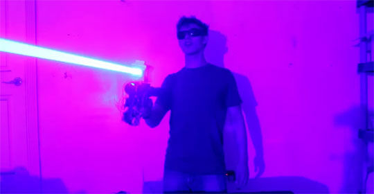 laser shotgun