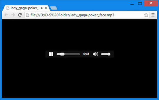 chrome media player