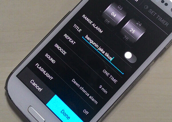 Cara Pakai Alarm Clock Android 4