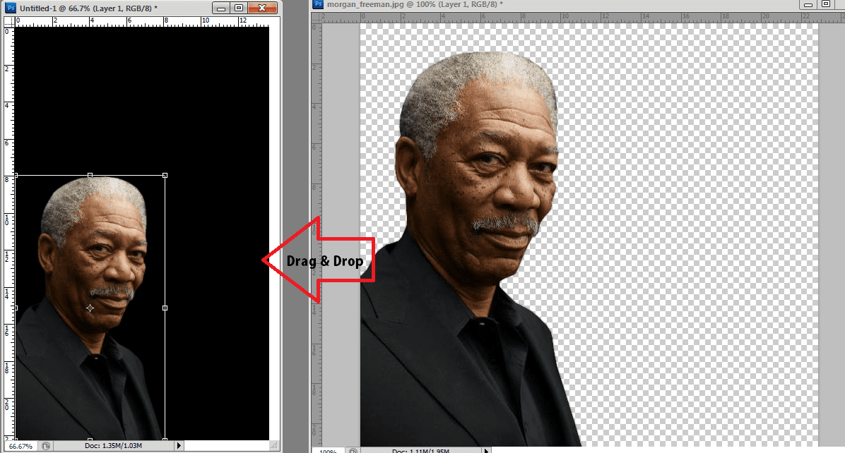 Photoshop Drag Drop