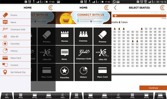 Cinemaxx Mobile App