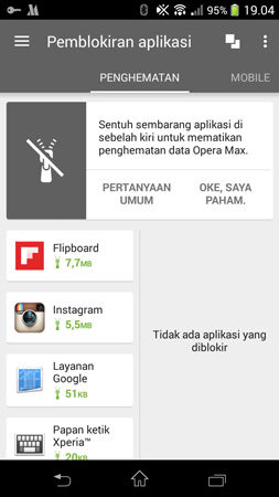 penghematan data di pemblokiran aplikasi