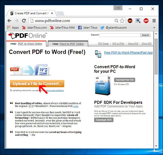 https://soalsiswa.blogspot.com - convert PDF to Word secara online 