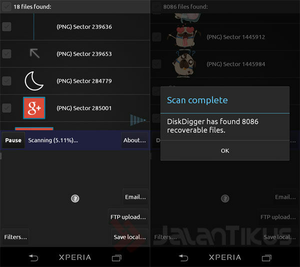 Mengembalikan File Android Hilang Dan Terhapus Di Android 2
