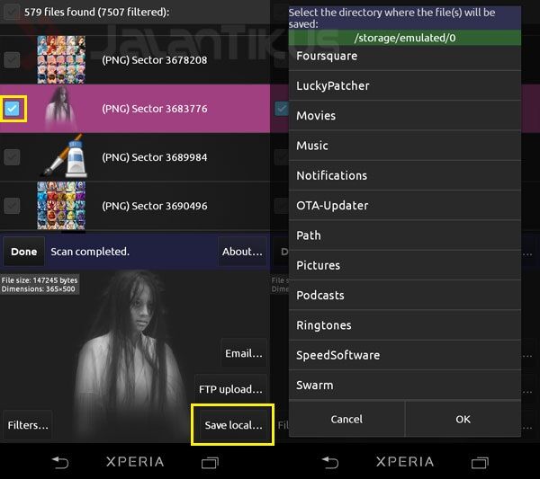 Mengembalikan File Android Hilang Dan Terhapus Di Android 3