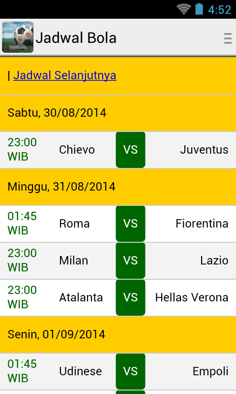 Jadwal Bola 9 - JalanTikus.com