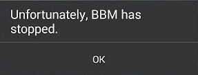 Cara Mengatasi "Unfortunately, BBM has stopped" di Android