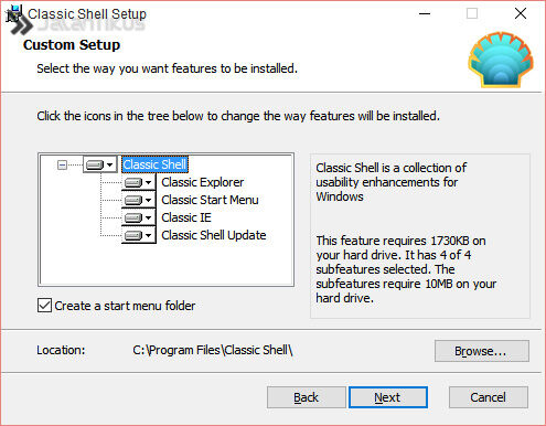 classic shell 1