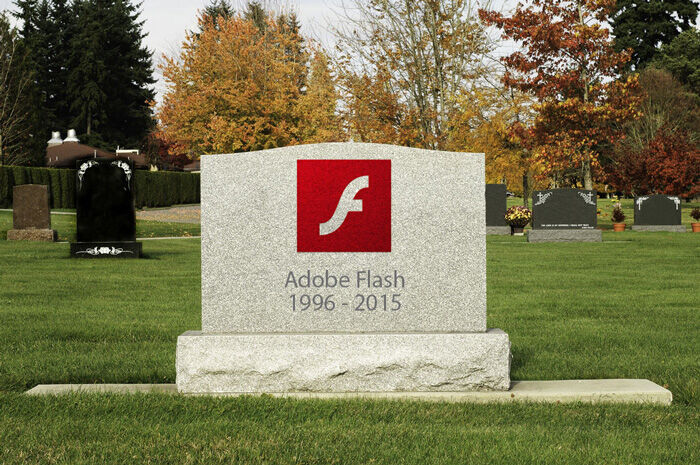 Adobe flash resmi ditutup