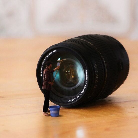 Cleaning The Lens