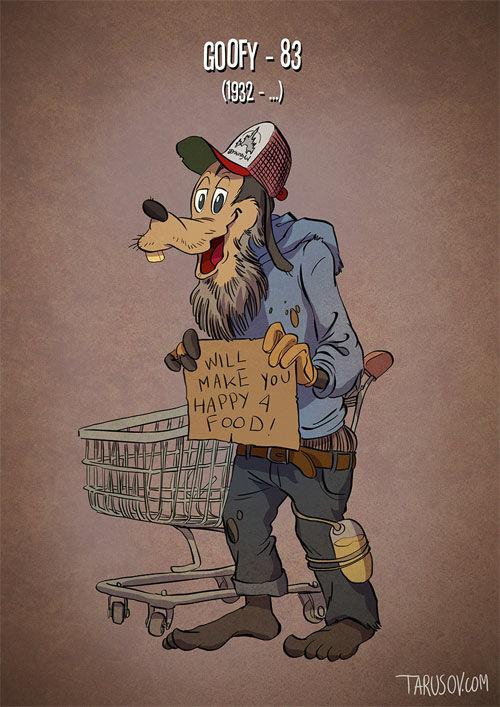 Beginilah Jadinya Kalo Tokoh Kartun Berpenampilan Sesuai Umurnya !