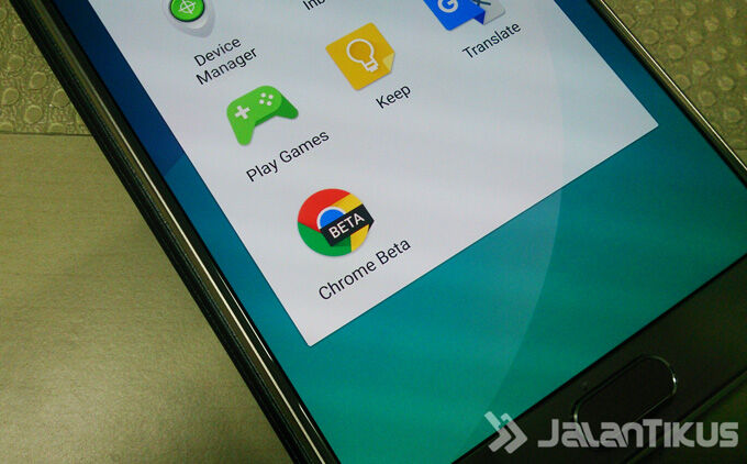 Chrome beta banner