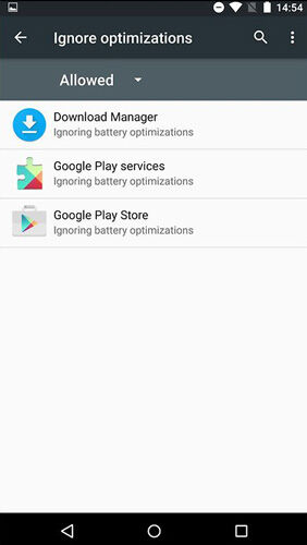 Tips Android M - Ignore Battery Optimization