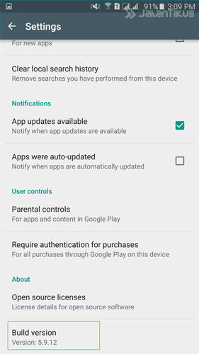 Install versi Terbaru