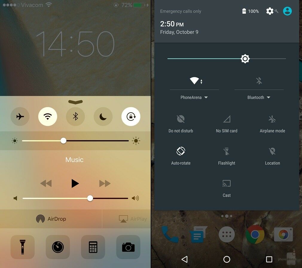 12 Gambar Perbandingan Android 60 Marshmallow VS IOS 9 Mana Yang
